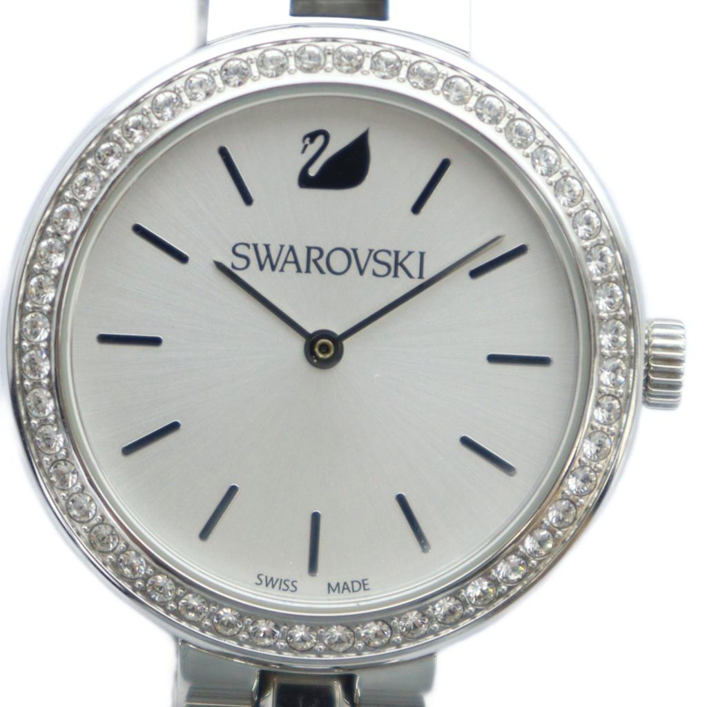 Swarovski シルバー クォーツ腕時計 Cosmopolitan watch, Swiss Made, Metal bracelet, Blue, Stainless steel