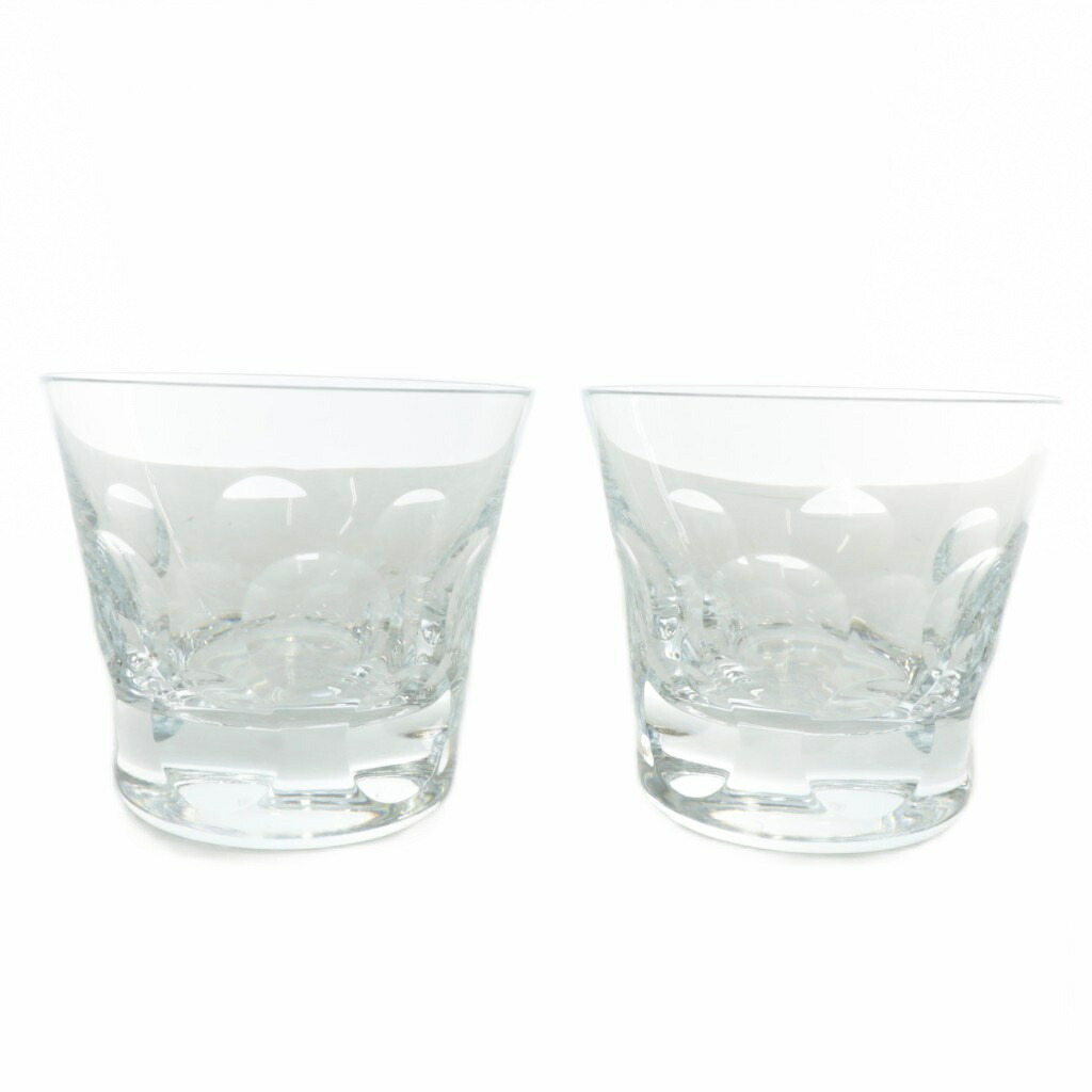 【中古】バカラ Baccarat ベルーガ タンブラー ロックグラス 2個セット 食器 ロゴ刻印 クリア /XZ ■GY18 その他 【ベクトル 古着】 251023 8,175円