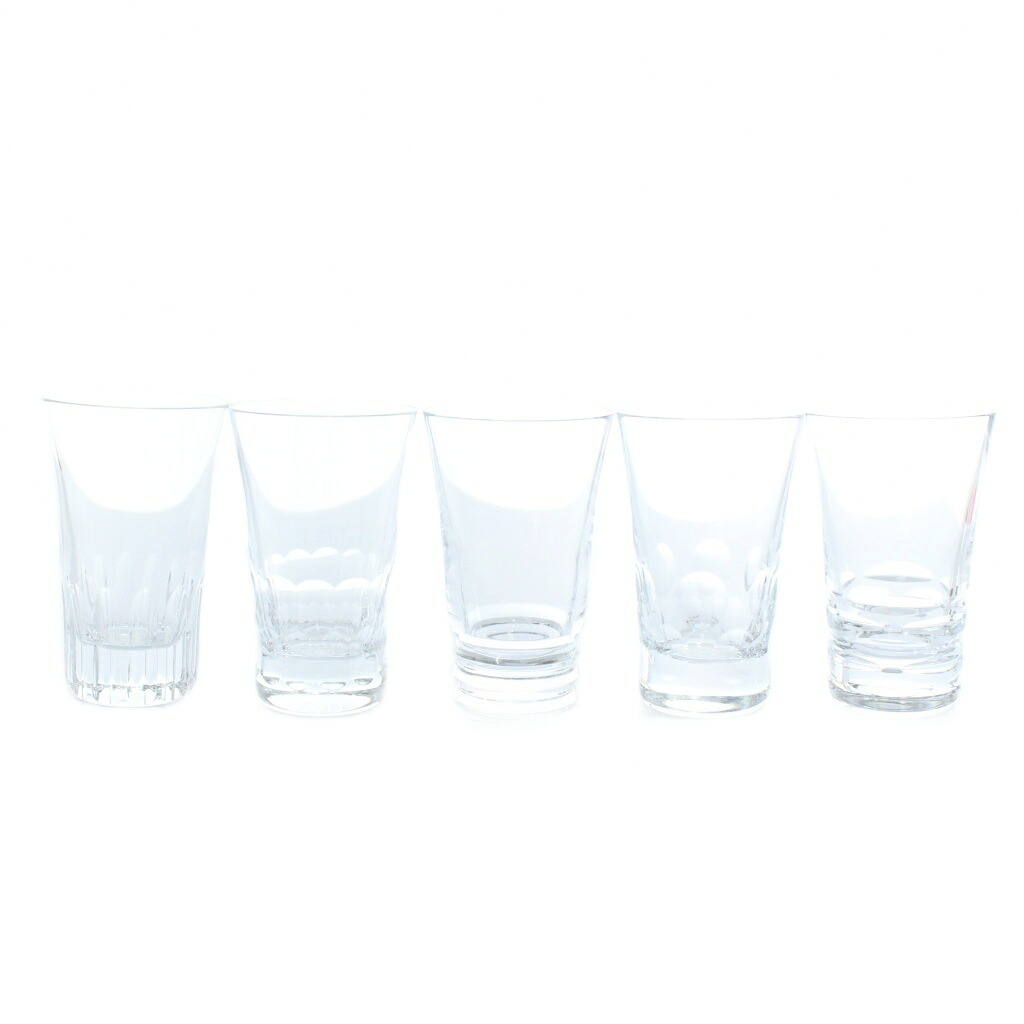 【中古】未使用品 バカラ Baccarat グラスジャパン GLASS JAPAN グラス コップ タンブラー 5個セット 食器 クリスタル クリア /XZ ■GY18 その他 【ベクトル 古着】 251119