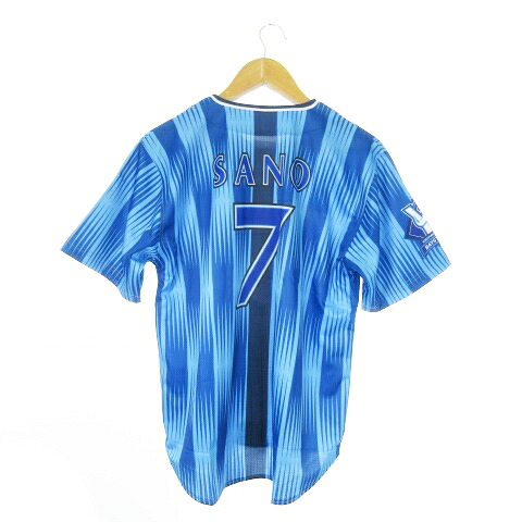【中古】未使用品 ハイクオリティーレプリカユニフォーム 横浜DeNaベイスターズ 交流戦 HOME No.7 佐野 恵太 半袖シャツ ロゴ 野球 観戦 ファン M 青 ブルー /AO14 ■GY11 メンズ レディース 【ベクトル 古着】 251120