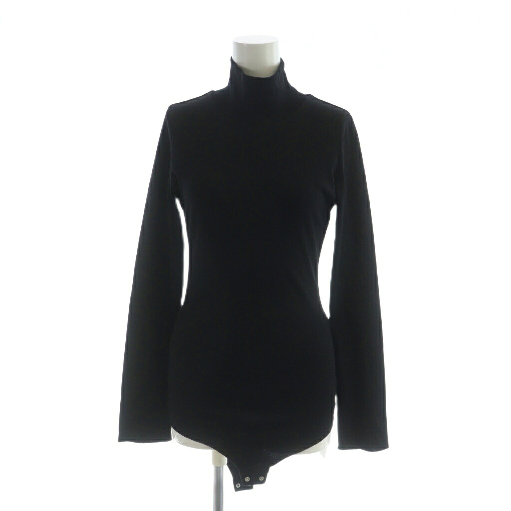 【中古】未使用品 IIROT 028-024-CT87-09 COTTON TURTLE BODY SUIT BLACK ボディスーツ ハイネック カットソー 長袖 1 黒 ブラック ■GY55 /MQ レディース 【ベクトル 古着】 260116