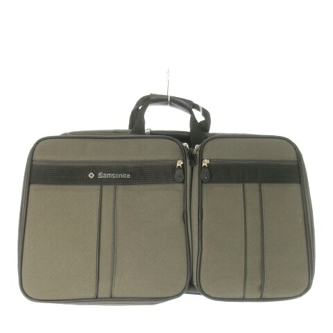 【中古】サムソナイト Samsonite sihouette4 ブリーフケース ビジネスバッグ 出張 ナイロン ロゴ グレー /CK31 ■GY11 メンズ 【ベクトル 古着】 251209