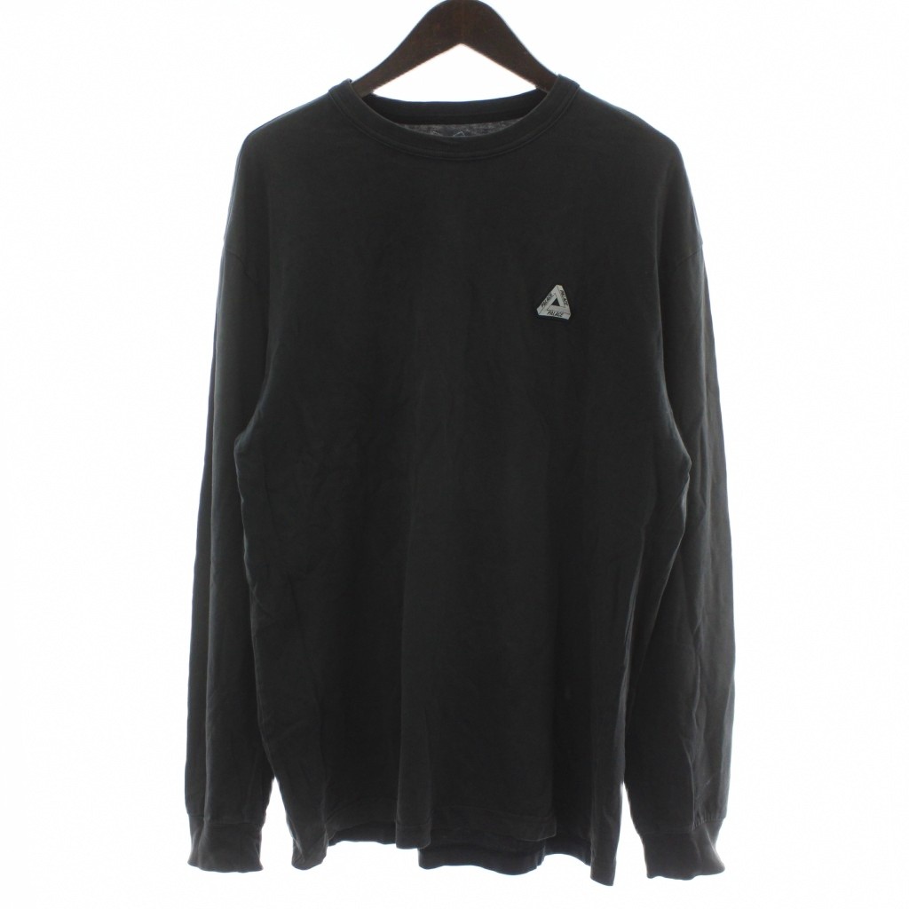 【中古】パレス Palace ロンT 長袖Tシャツ カットソー XL 黒 ブラック ロゴ RN150137 /PP ■GY03 メンズ 【ベクトル 古着】 251203