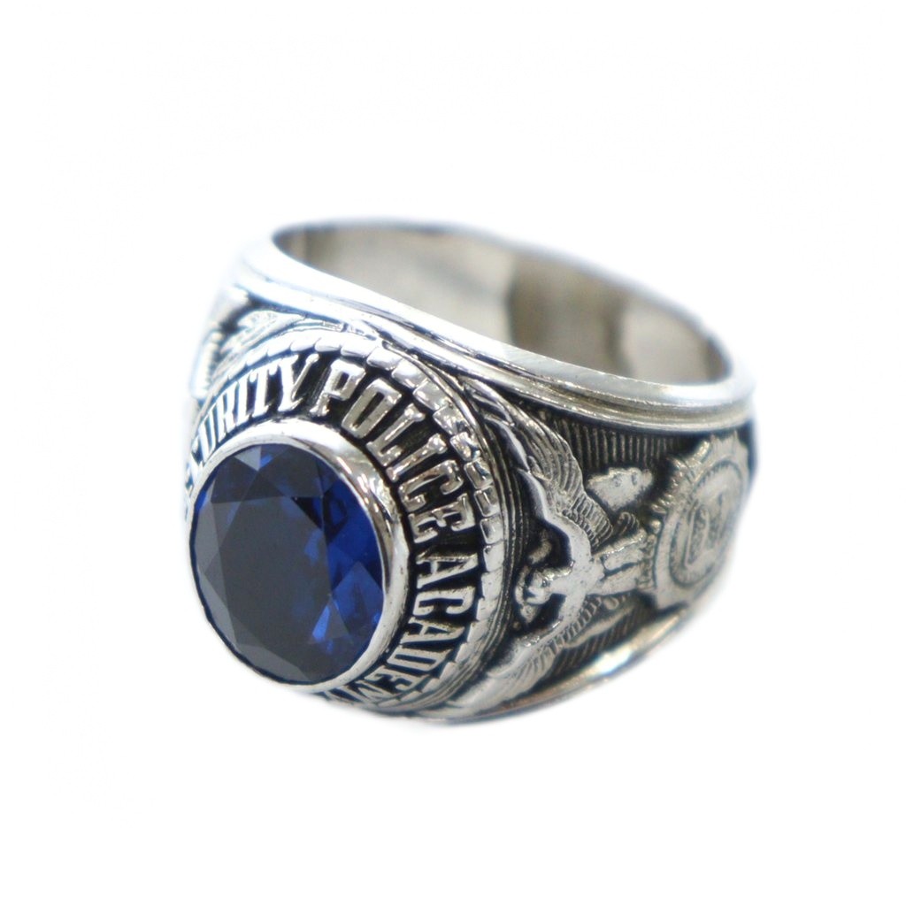 【中古】CREST CRAFT エアフォースアカデミー 指輪 リング アクセサリー ロゴ カレッジ シルバー色 ■GY18 /MQ メンズ 【ベクトル 古着】 251211