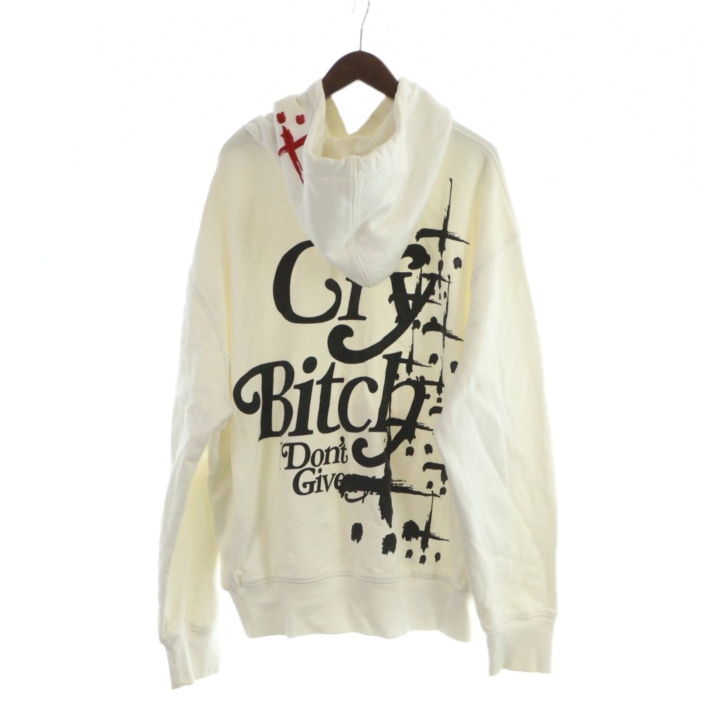 【中古】カタリスト CVTVLIST Cry Bitch Cappuccino Hoodie フーディ パーカー プルオーバー スウェット 裏毛 ロゴ バックプリント OS 白 ホワイト ■GY01 /MQ メンズ 【ベクトル 古着】 251219 9,546円