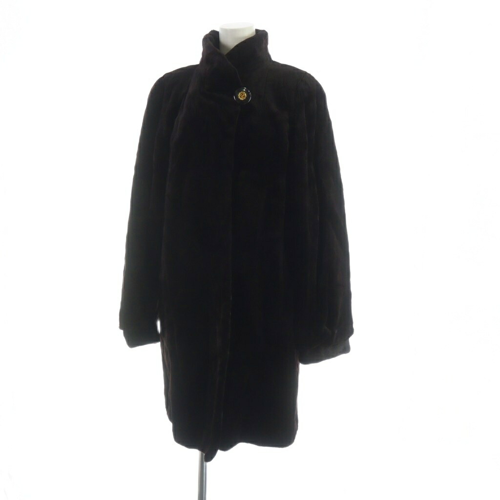 楽天市場】【中古】サガミンク SAGA MINK コート 毛皮 ミンク ブラウン