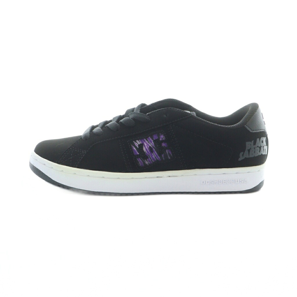 【中古】未使用品 ディーシーシューズ DC SHOES BLACK SABBATH STRIKER タグ付き ADYS100691 スニーカー シューズ 靴 ロゴ スエード 26cm 黒 ブラック ■GY18 /MQ メンズ 【ベクトル 古着】 251221