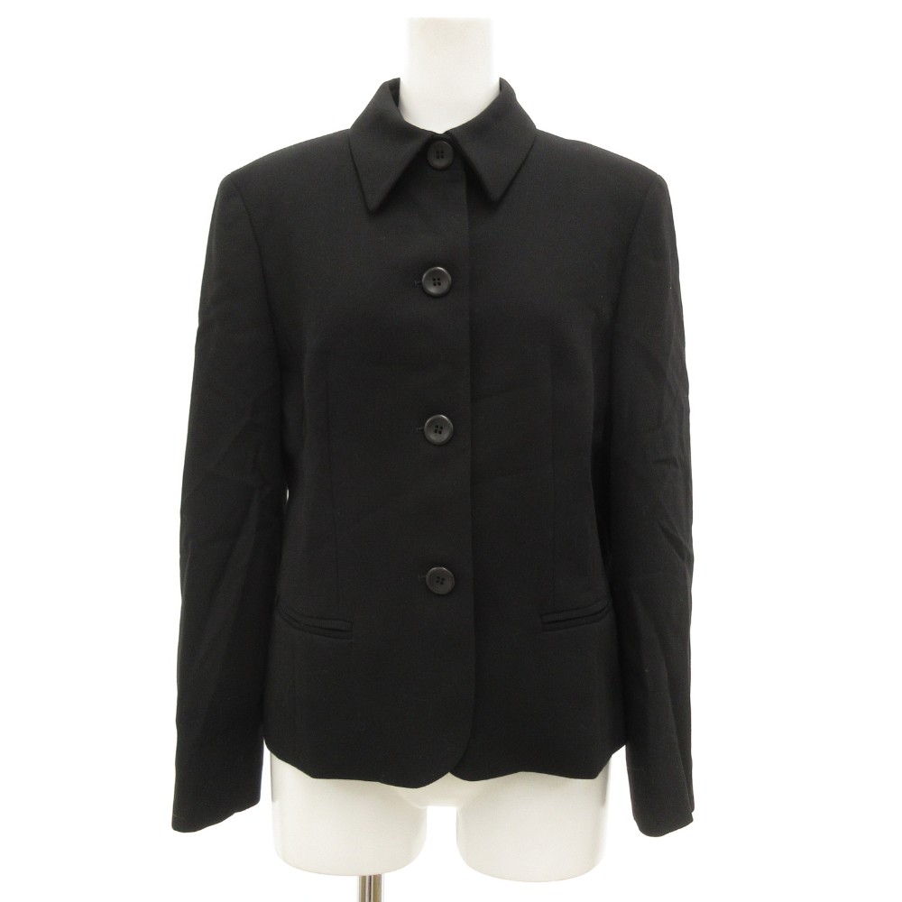 【中古】マックスマーラ MAX MARA 白タグ ジャケット フォーマル 総裏地 38 黒 ブラック /JS ■GY18 レディース 【ベクトル 古着】 251227