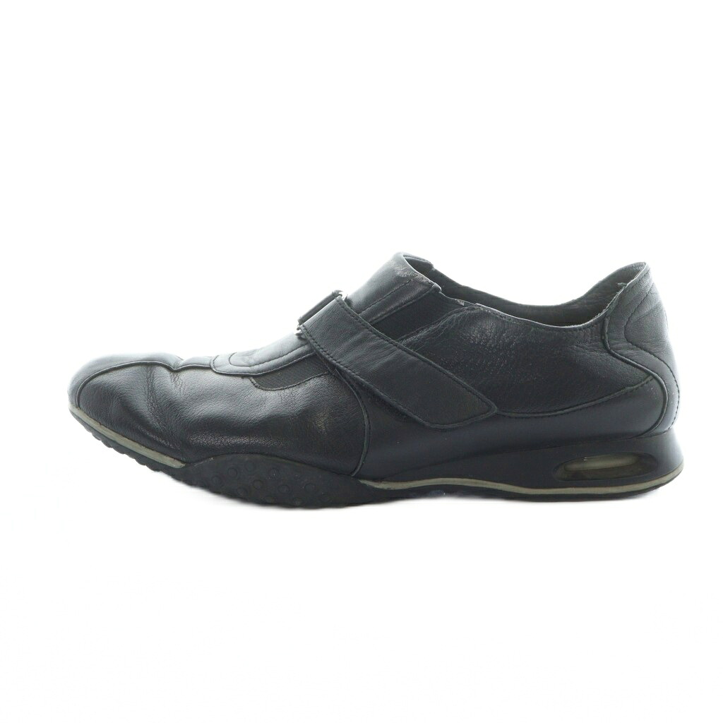 【中古】コールハーン COLE HAAN スニーカー シューズ 靴 ロゴ レザー 8.5 26cm 黒 ブラック ■GY11 /MQ メンズ 【ベクトル 古着】 251223