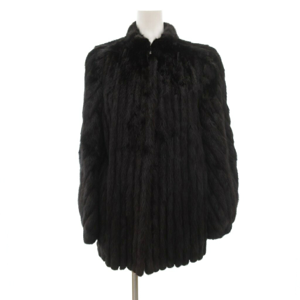【中古】エンバ EMBA ファーコート 毛皮 ミンク ミドル ハーフ丈 ダークブラウン /UO ■GY18 【ベクトル 古着】 260105 9,933円
