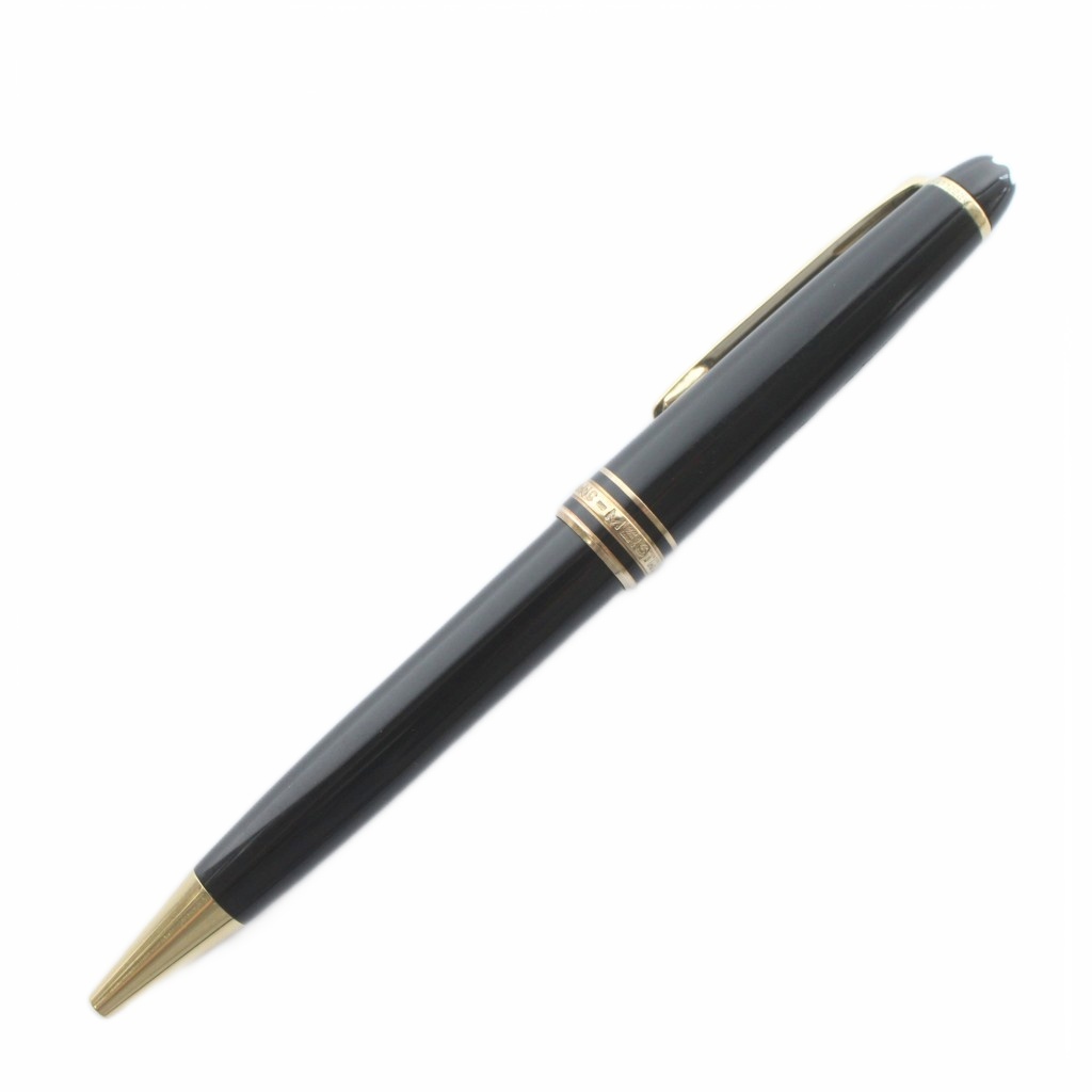 【中古】モンブラン MONT BLANC マイスターシュテュック ボールペン 文房具 筆記用具 回転式 ロゴ 黒 ブラック ゴールド色 /XZ ■GY18 その他 【ベクトル 古着】 251229