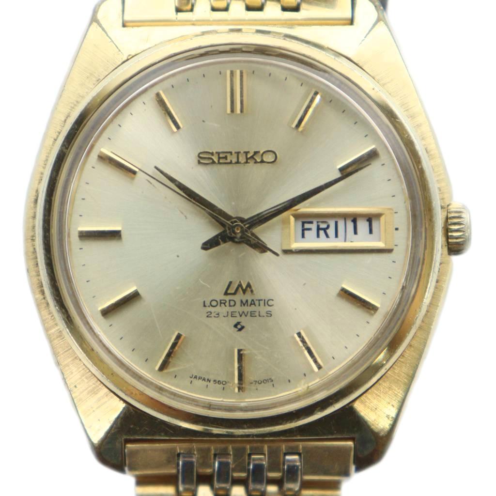 楽天市場】セイコー LORDMATIC 23JEWELS メンズ 腕時計 自動巻き SS