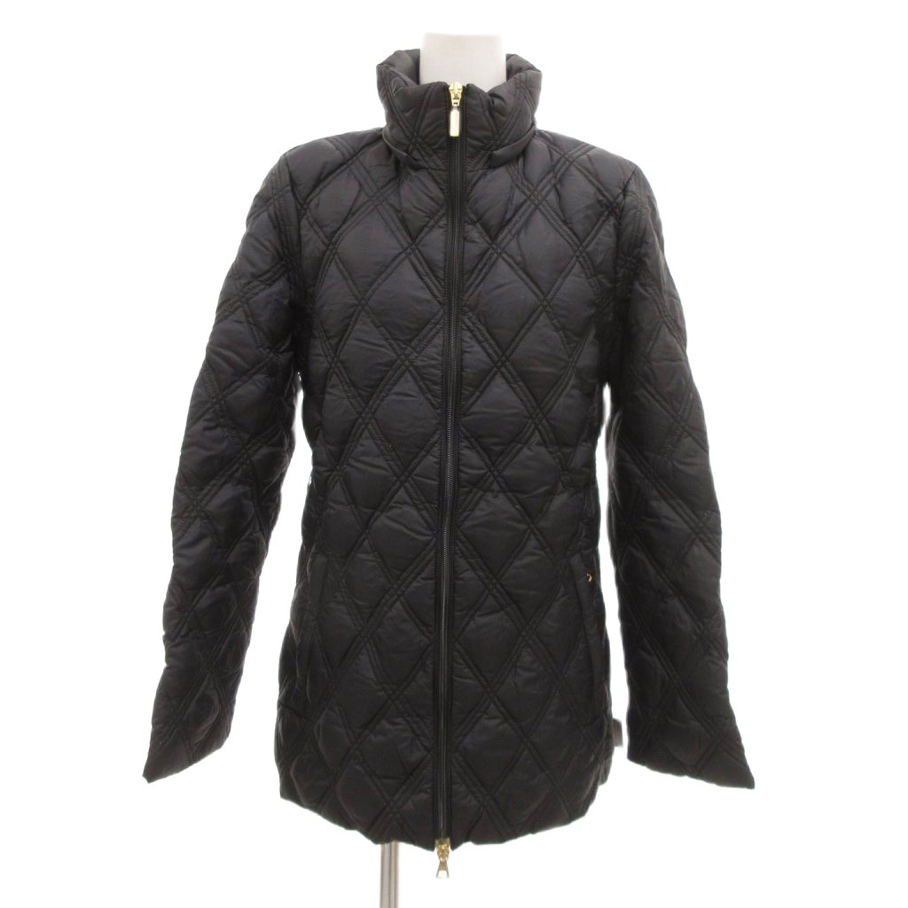 【中古】モンク軌跡 MONCLER 落ちこむ厚地の外套 上衣 キルティング 真っただ中丈 照明ランプ色つや 0 紺 米国海軍 /JS ■GY27  【ベクター 古着】 260123