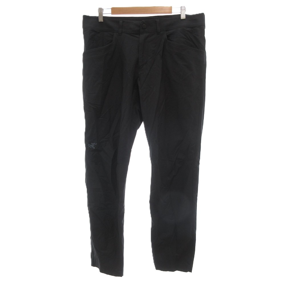 【中古】アークテリクス ARC'TERYX KRAGG COTTON PANTS クラッグ コットン パンツ 34 黒 ブラック 始祖鳥ロゴ ナイロン X000009530 ■GY18 /TZ 【ベクトル 古着】 260122