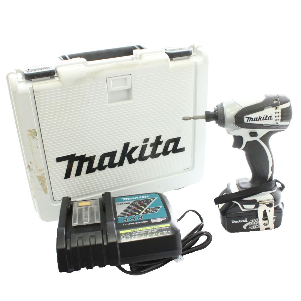 【中古】マキタ makita TD 充電式インパクトドライバ 工具 電動 ケース付き 146DX2 動作確認済 /MW ■GY11 その他 【ベクトル 古着】 260313