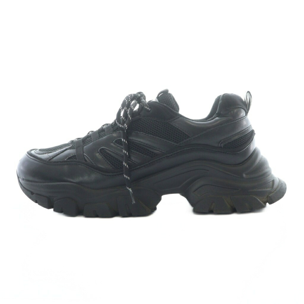 【中古】アダマスト ADAMASTE rank upper ランクアッパー スニーカー シューズ プラットフォーム M 26.5cm 27cm 黒 ブラック 厚底 ■GY01 /RI ■OS メンズ 【ベクトル 古着】 260303 6,497円