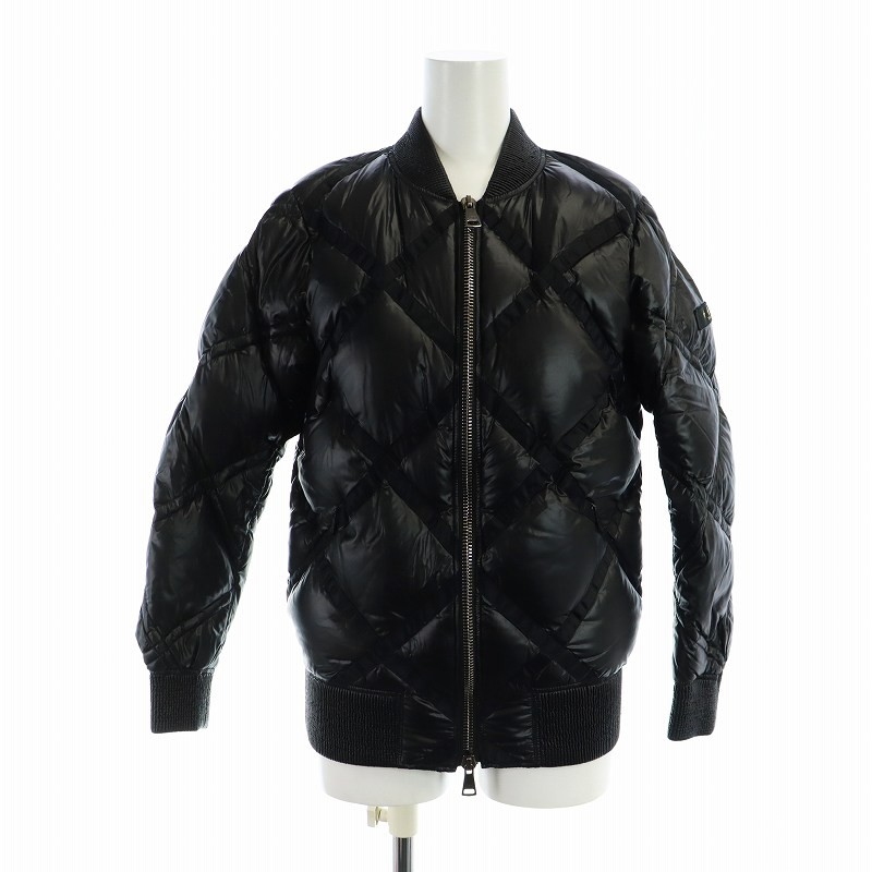 【中古】タトラス TATRAS TERRENO テレーノ ダウンジャケット キルティング ジップアップ ノーカラー 01 S 黒 ブラック LTK20A4227 ■GY19 /MQ レディース 【ベクトル 古着】 260123