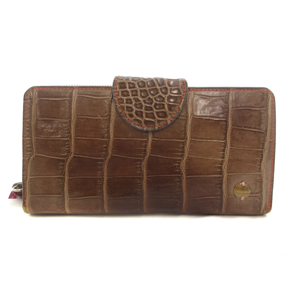 楽天市場】CIVINILE チビナイル クロコダイル 2つ折り財布 ファスナー