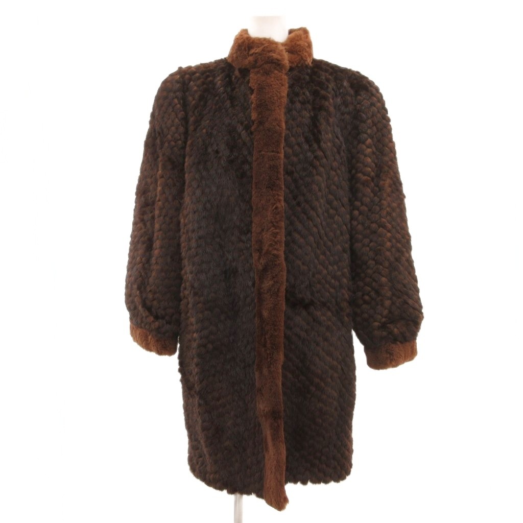 【中古】サガミンク SAGA MINK 銀サガ ファーコート ミンク 毛皮 15 茶 ブラウン /JS ■GY13 レディース 【ベクトル 古着】 260127|ブランド古着ベクトルプレミアム店