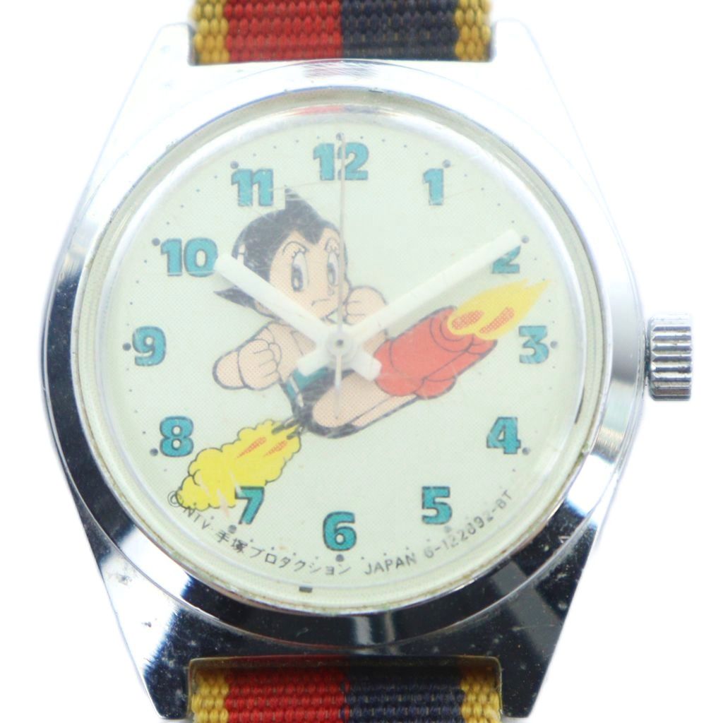 【中古】シチズン CITIZEN 鉄腕アトム 腕時計 ヴィンテージ アンティーク ウォッチ 自動巻き ラウンド シルバー色 6-122892-BT ■GY18 /MQ メンズ 【ベクトル 古着】 260131