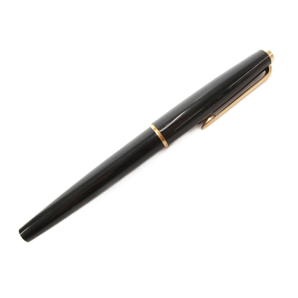 【中古】モンブラン MONT BLANC 筆 書き込み先585 金メッキ刈り込み 黒 黒いこと /UO ■GY11 余分の物 【ベクター 古着】 260217