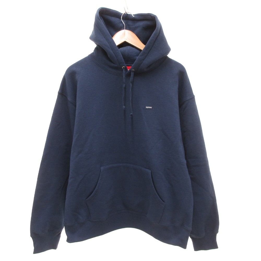 【中古】シュプリーム SUPREME Small Box Hooded Sweatshirt スウェットパーカー 調教師 フーディ ボックス席ロゴタイプ L 青 青色 /JS ■GY18 メンズ 【ベクター 古着】 260212