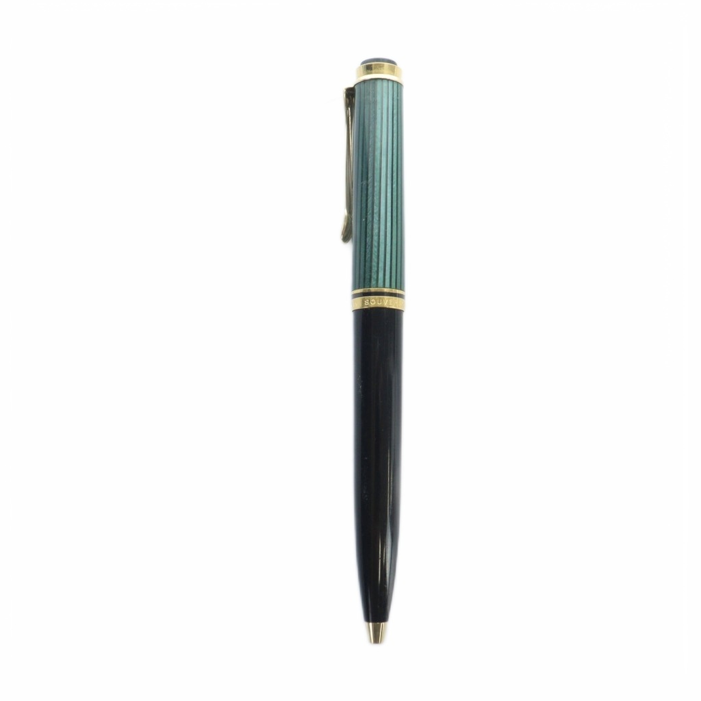【中古】PELIKAN ペリカン スーベレーン ボールペン 文房具 筆記用具 筆記確認済み 黒 ブラック 緑 グリーン ■GY18 /MQ その他 【ベクトル 古着】 260203