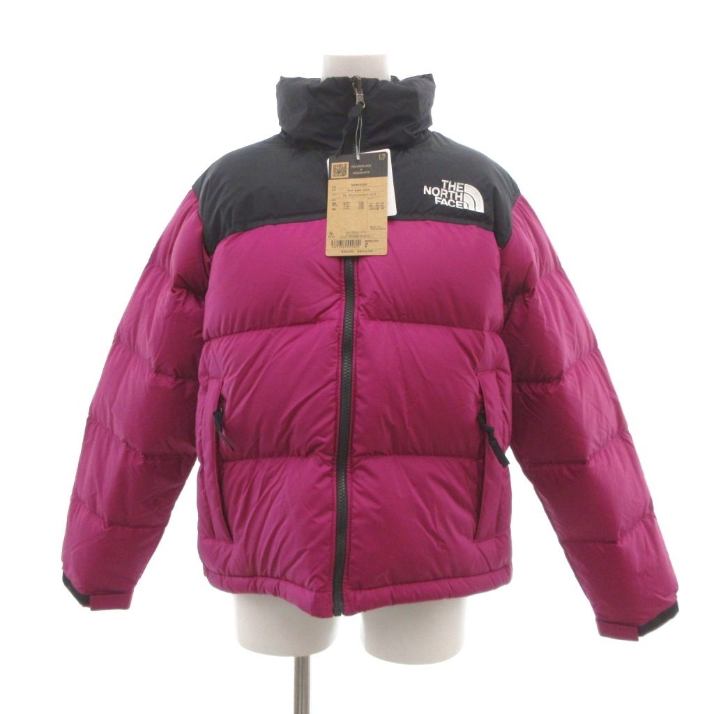 【中古】未当て嵌める品 ザノースフェイス THE NORTH FACE 曳き船付き添い人 遊撃手 ヌプシジャケット 落ちこむ ナイロン M 黒いこと ロックスバリーピンク NDW92555 /UO ■GY18 レディース 【ベクター 古着】 260213