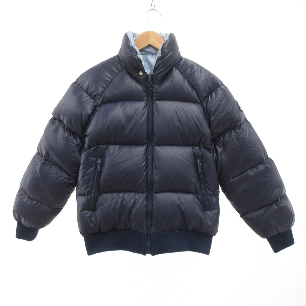 【中古】モンクレール MONCLER ski wear ヴィンテージ ダウンジャケット ロゴ リバーシブル スキーウェア 11 紺 ネイビー ライトブルー /JS ■GY13 メンズ 【ベクトル 古着】 260216｜ブランド古着ベクトルプレミアム店