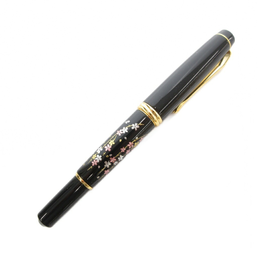 【中古】くれ竹 万年毛筆 夢銀河 蒔絵物語 枝垂桜 インキ付き 黒 ブラック /UO ■GY18 その他 【ベクトル 古着】 260217