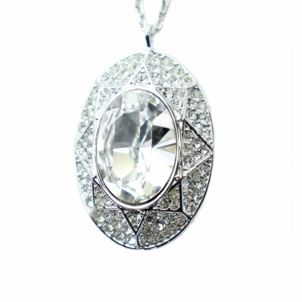 【中古】スワロフスキー SWAROVSKI ネックレス アクセサリー ペンダント ラインストーン クリスタル シルバー色 ■GY18 /MQ レディース 【ベクトル 古着】 260214