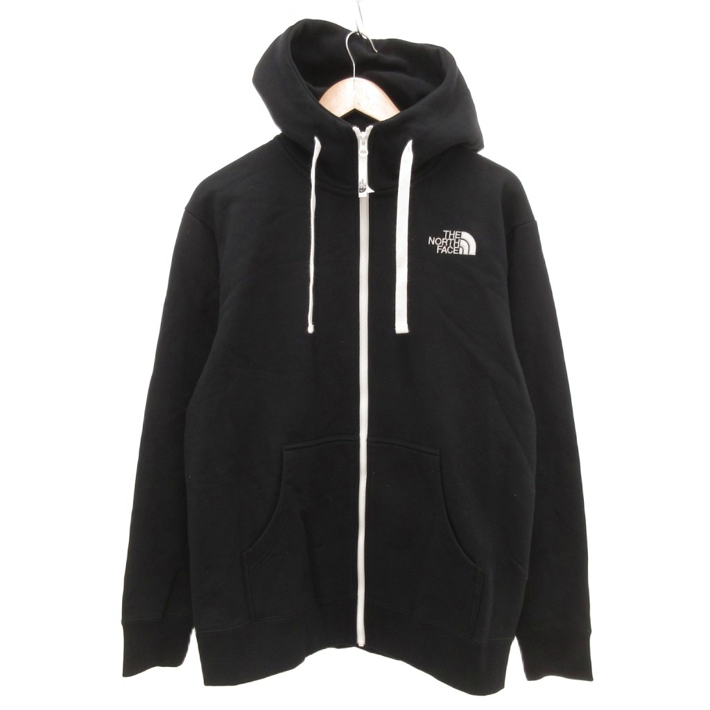 【中古】ザノースフェイス THE NORTH FACE Rearview Full Zip Hoodie ジャケット パーカー ジップアップ M 黒 ブラック NT12442 /JS ■GY42 メンズ 【ベクトル 古着】 260220｜ブランド古着ベクトルプレミアム店