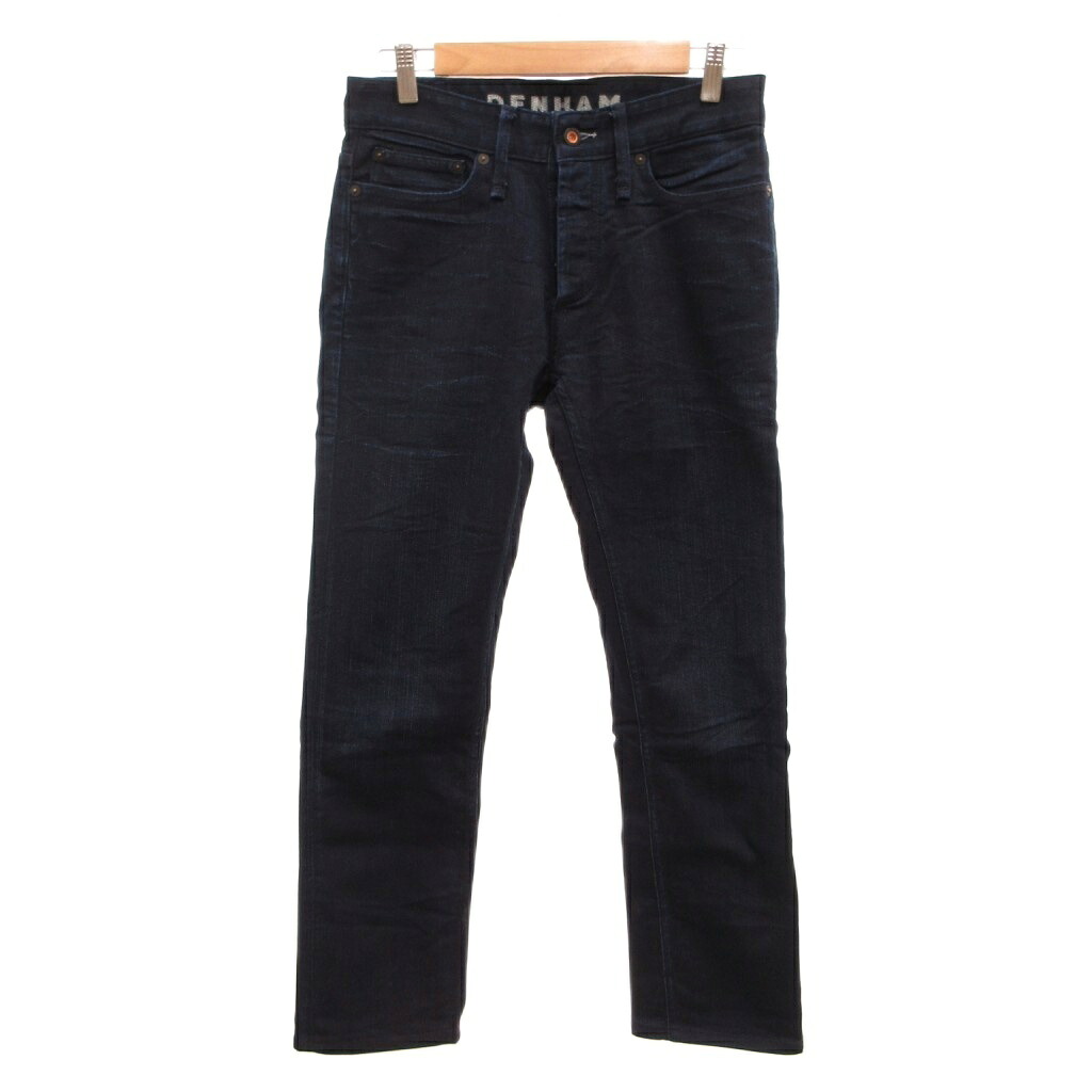 【中古】デンハム DENHAM RAZOR SLIM FIT デニムパンツ ジーンズ 28 インディゴブルー ストレートシルエット スリム /JS ■GY03 メンズ 【ベクトル 古着】 260221