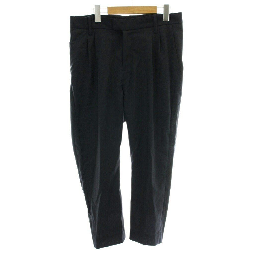 【中古】ダイエットブッチャースリムスキン DIET BUTCHER SLIM SKIN 15SS UTOPIA パンツ スラックス ウール テーパード 3 紺 ネイビー /XZ ■GY99 メンズ 【ベクトル 古着】 260223