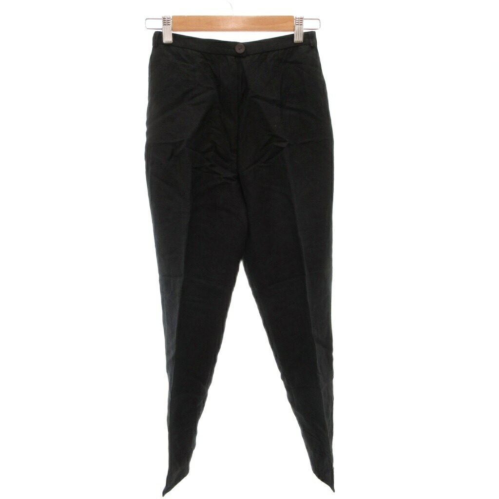 【中古】ケンゾー KENZO パンツ スラックス リネン 麻 36 黒 ブラック /FF ■GY40 レディース 【ベクトル 古着】 260305