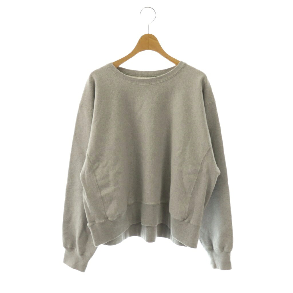 【中古】ロンハーマン Ron Herman 24AW スウェット トレーナー プルオーバー クルーネック S グレー /HK ■GY19 レディース 【ベクトル 古着】 260303|ブランド古着ベクトルプレミアム店