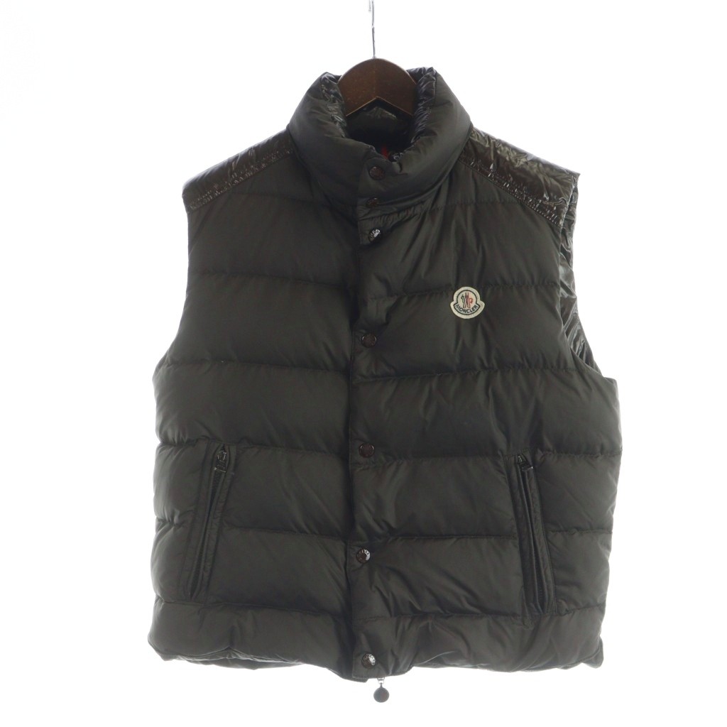 【中古】モンク軌跡 MONCLER より良い 落ちこむ ジップアップ ロゴタイプ 2 S 濃灰色薄墨色 ■GY18 /MQ メンズ 【ベクター 古着】 260223