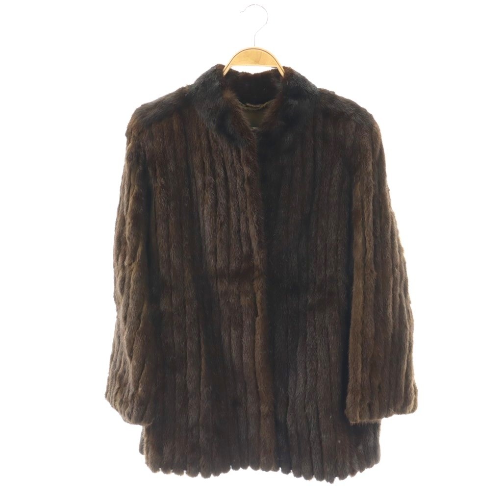 【中古】サガミンク SAGA MINK 銀サガ ファーコート ミンクファー 毛皮 アウター ブラウン /CX ■GY18 【ベクトル 古着】 260311