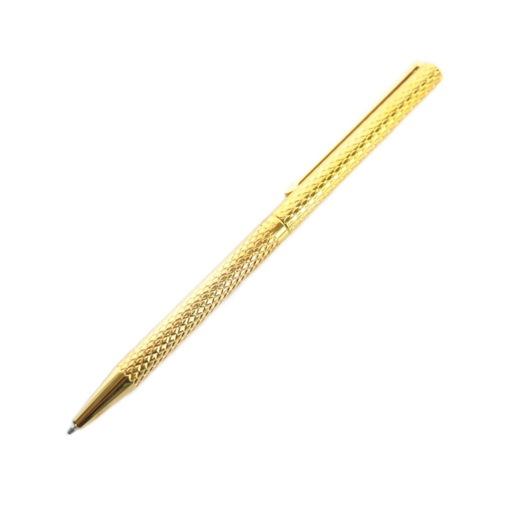 【中古】エステーデュポン S.T.DUPONT ボールペン 文房具 筆記用具 ロゴ 筆記未確認 ゴールド色 ■GY11 /MQ その他 【ベクトル 古着】 260302