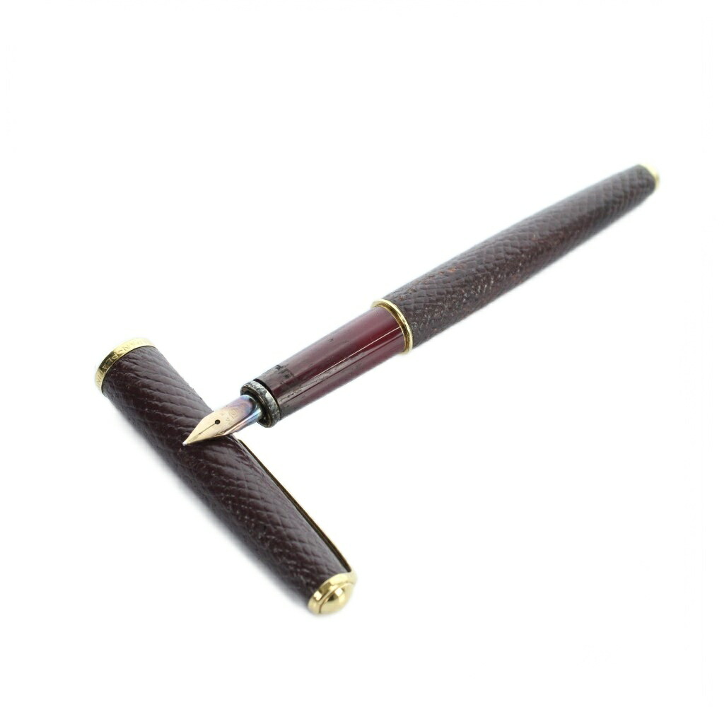 【中古】プラチナ PLATINUM 14K 万年筆 文房具 筆記用具 ロゴ 筆記未確認 茶 ブラウン ■GY11 /MQ その他 【ベクトル 古着】 260303
