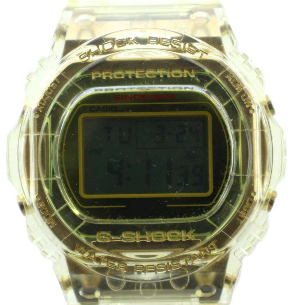 【中古】カシオジーショック CASIO G-SHOCK DW-5735E-7JR 35周年不死化 ウオッチ ご覧なさる デジタル 石英 暦付き添い人 デイト 黄 黄色 ■GY35 /MQ メンズ 【ベクター 古着】 260326