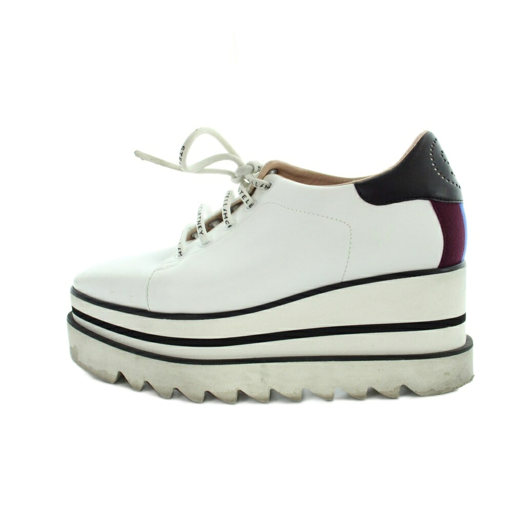 【中古】ステラマッカートニー STELLA McCARTNEY SNEAK ELYSE 厚底 スニーカー シューズ 靴 プラットフォーム 35.5 白 ホワイト ■GY19 /MQ レディース 【ベクトル 古着】 260308 15,522円