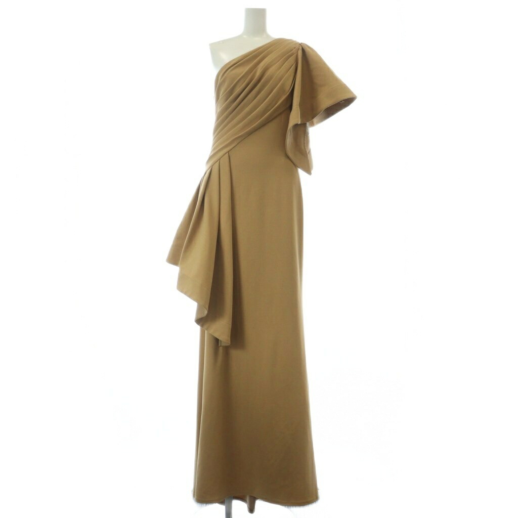 【中古】タダシショージ TADASHI SHOJI お召しもの 壱肩部 ロング ケープ XXS ベージュ BS20395L /MW ■GY19 レディース 【ベクター 古着】 260310