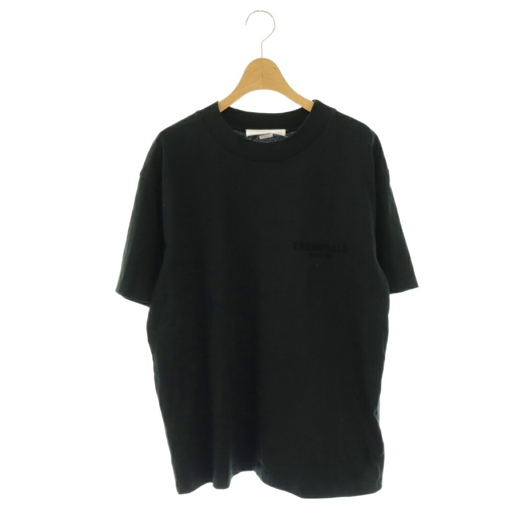 【中古】エッセンシャルズ ESSENTIALS ティーシャツ 半袖 フロッキーロゴ XS 黒いこと /MY ■os ■GY19 メンズ 【ベクター 古着】 260321 メンズファッション-Tシャツ・カットソー