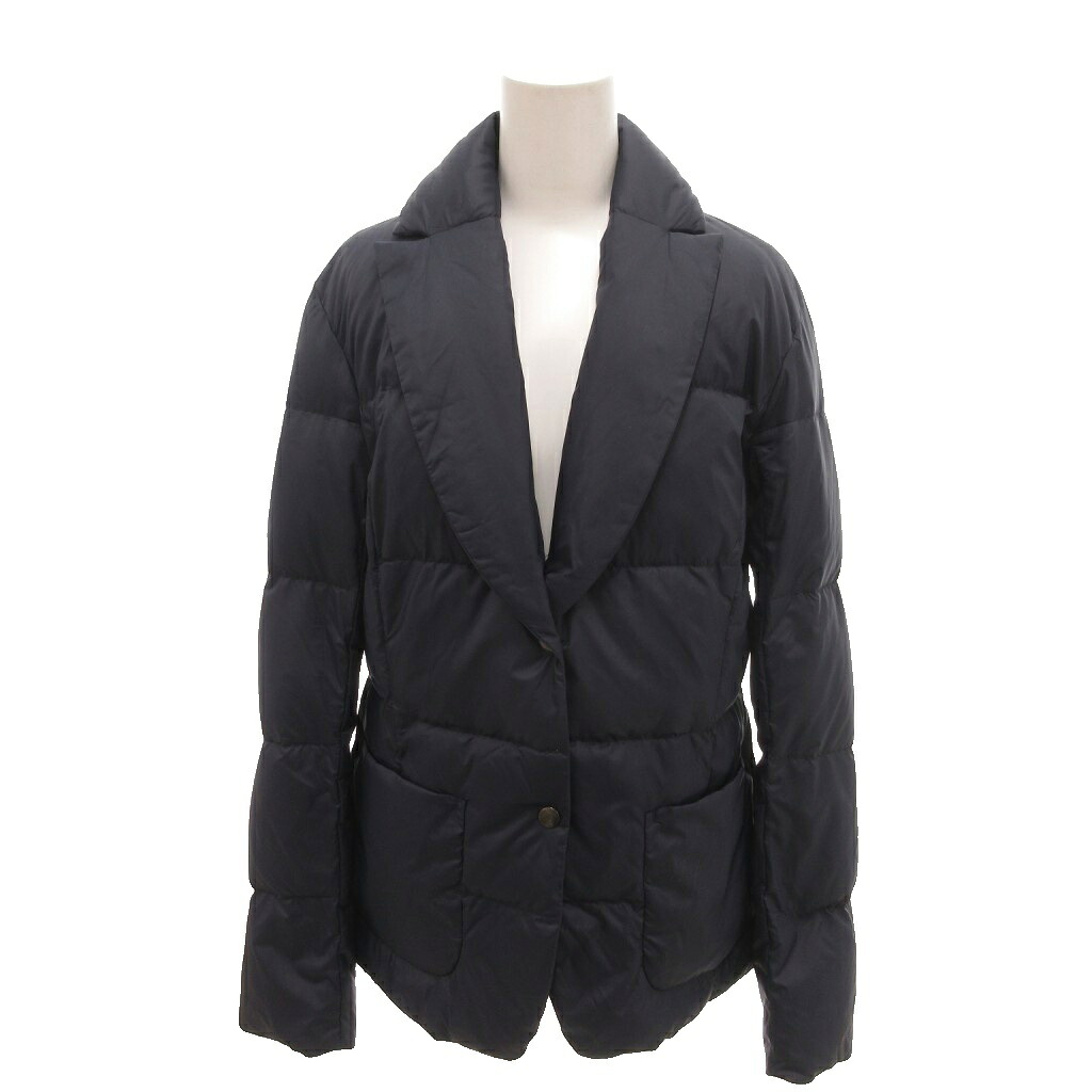【中古】ブルックスブラザーズ BROOKS BROTHERS 美品 ナイロン ダウンジャケット スナップボタン 8 紺 ネイビー /YJ ■GY13 レディース 【ベクトル 古着】 260316