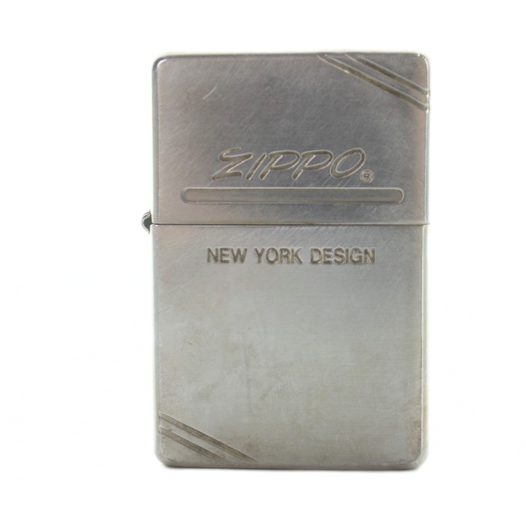 【中古】ジッポー ZIPPO ジャンク品 NEW YORK DESIGH オイルライター 喫煙具 タバコ ロゴ 火花未確認 シルバー色 ■GY18 /MQ その他 【ベクトル 古着】 260318