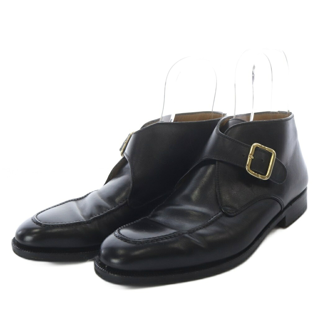 【中古】バリー BALLY チャッカブーツ 遊撃手 なめし革 6.5D 黒いこと /YO11 ■GY18 メンズ 【ベクター 古着】 260406