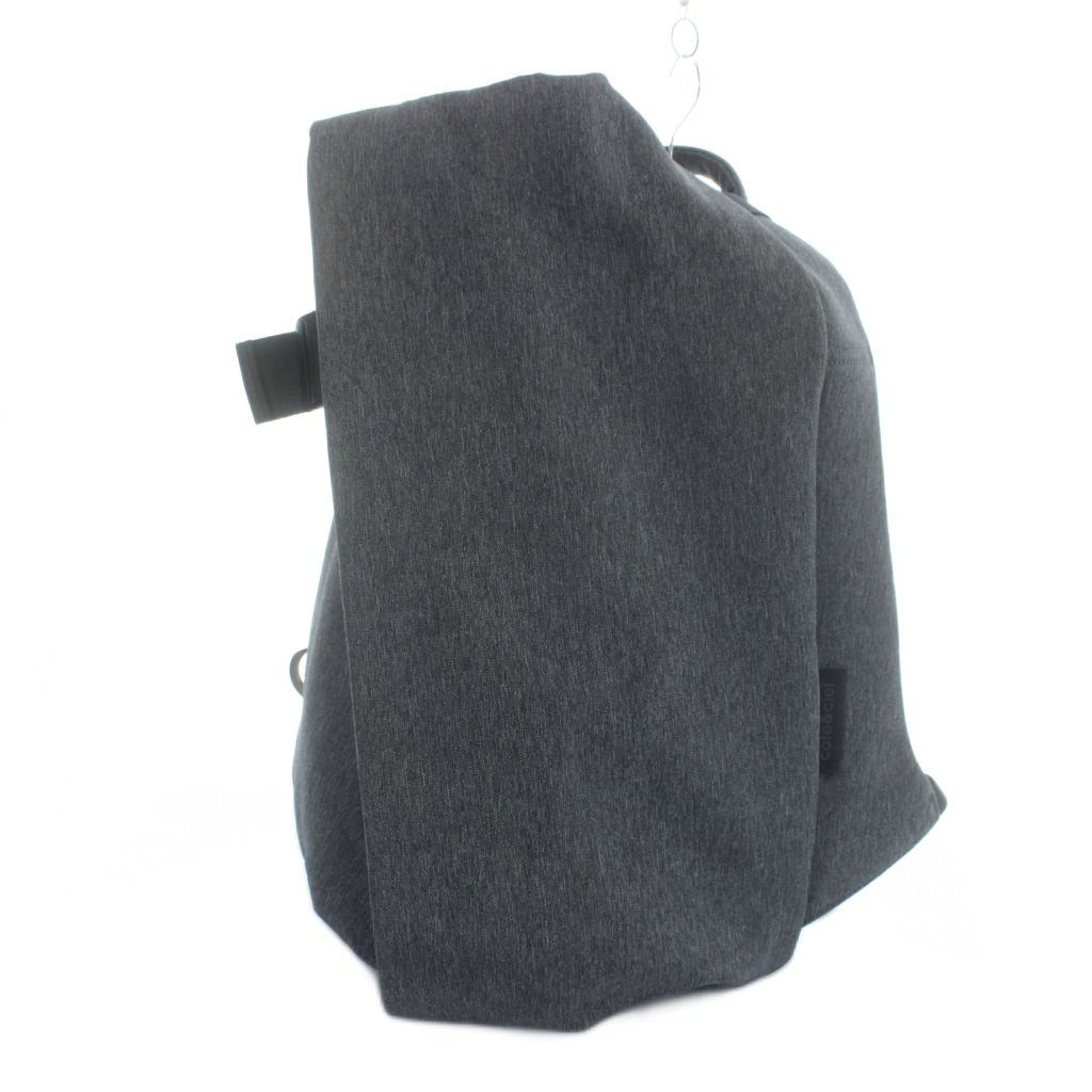 【中古】コートエシエル Cote&Ciel ISAR イザール リュックサック バックパック デイパック ロゴ グレー ■GY18 /MQ メンズ 【ベクトル 古着】 260314