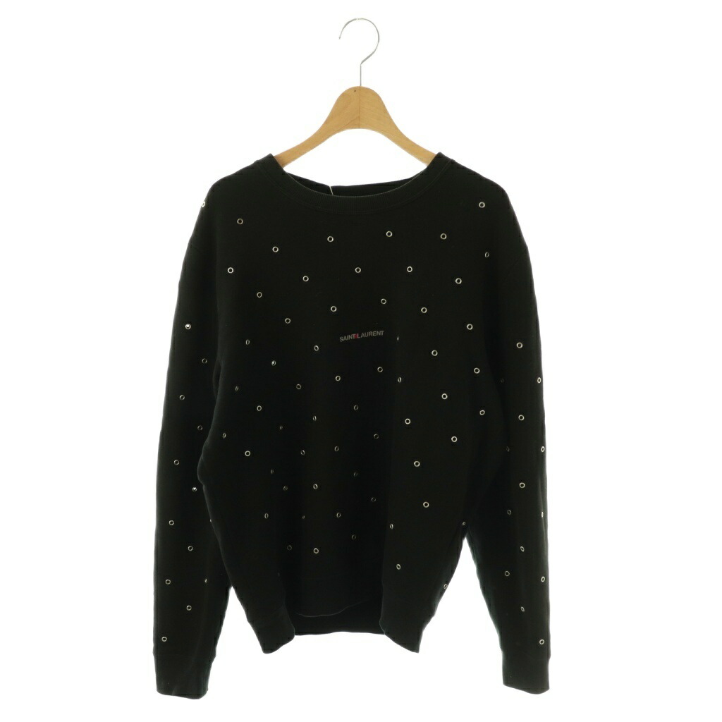 【中古】サンローラン 光の都市 SAINT LAURENT PARIS 流汗 調教師 ティーシャツ S 黒いこと 632422 YBQZ2 /DF ■GY18 メンズ 【ベクター 古着】 260319