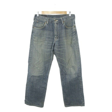【中古】リーバイス Levi's 503 デニム ジーンズ W33 L33 青 ブルー インディゴ ウォッシュ加工 ストレートシルエット 5ポケット /MN31 ■GY99 メンズ 【ベクトル 古着】 260323